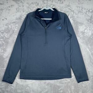 The North Face Men’s Blue Half Zip Performance Pullover Size M